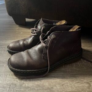 Dr. Martens Men's Brown Leather Boots
